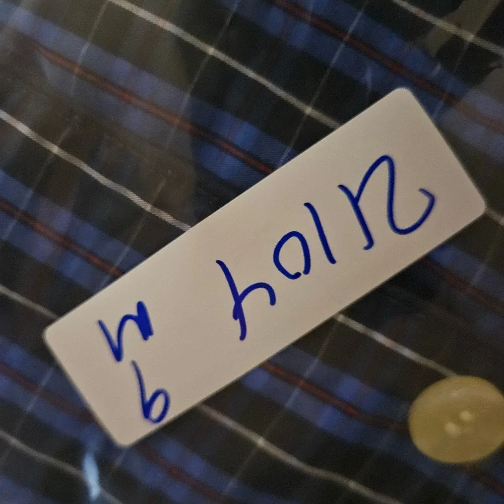 Polo Ralph Lauren‎ Pajama Shirt Mens Large Blue Plaid Cotton Long Sleeve Button
